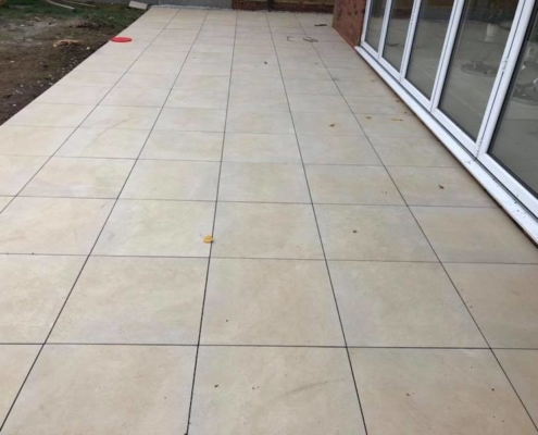 Patio flagstones installed in Solihull