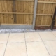 Patio flagstones with graved border in Solihull