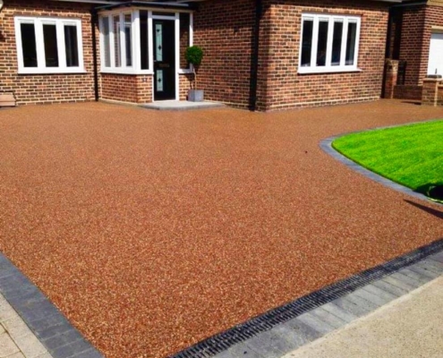 resin driveway installed in Solihull