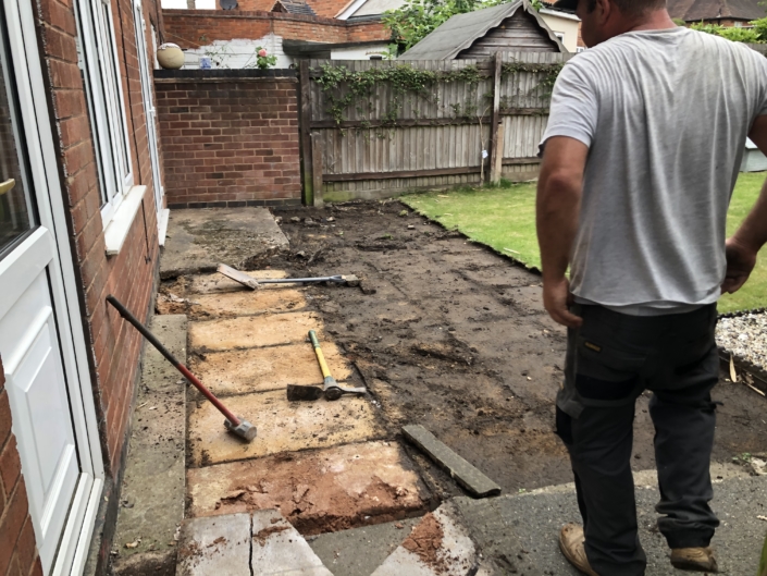 building a patio in Solihull