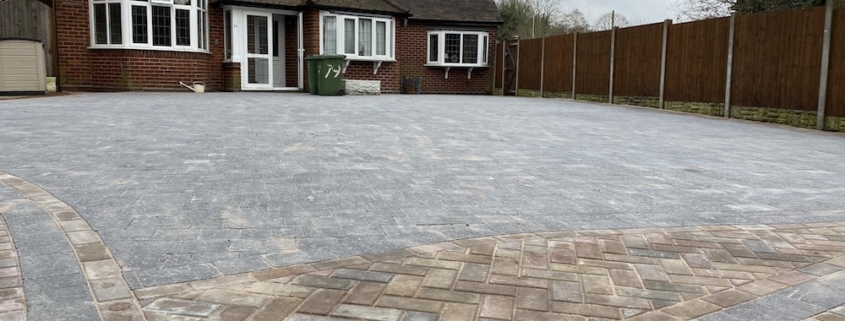 large block paving project in Warwick